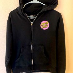 Santa Cruz Zip Up Hoodie